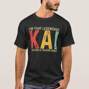 Camiseta Kai Nome Pessoal Nome Funny Kai Dizendo Kai