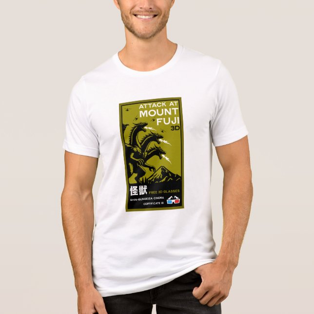 Camiseta Kaiju Art Japonês (Frente)