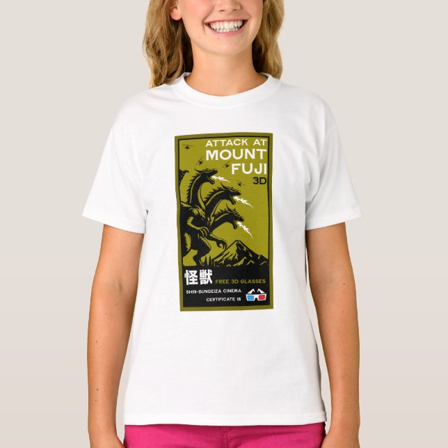 Camiseta Kaiju Art Japonês (Frente)