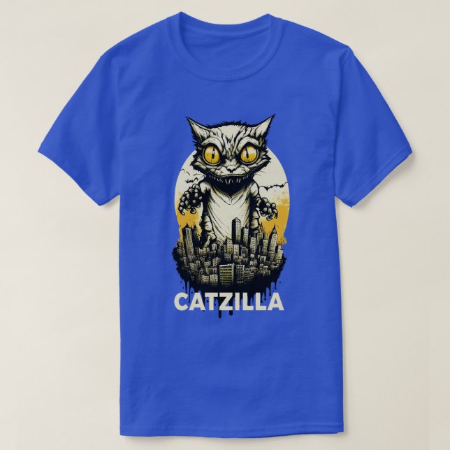 Camiseta Kaiju Cat Monster Catzilla (Frente do Design)