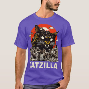 Camiseta Kaiju Cat Monster Catzilla 4
