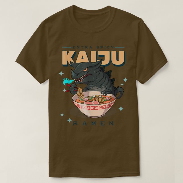 Camiseta Kaiju Ramen Cat Anime Kawaii Cute Japonês  (Frente do Design)
