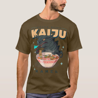 Camiseta Kaiju Ramen Cat Anime Kawaii Cute Japonês 