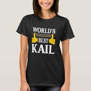 Camiseta Kail Personal Name Funny First Name Melhor K do Mu