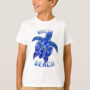 Camiseta Kailua Beach Hawaii Vacante Tartaruga Tribal