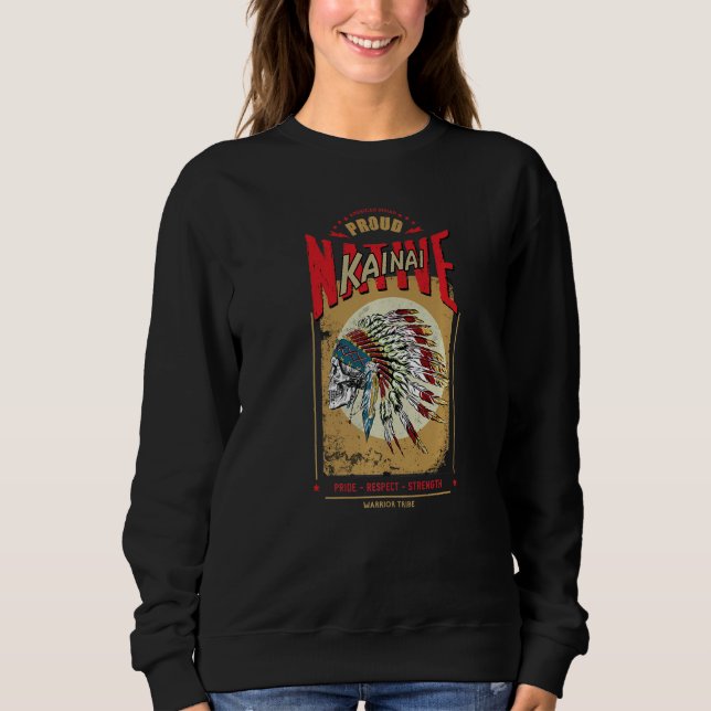Camiseta Kainai Native American Indian Warrior Tribe Proud  (Frente)