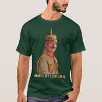 Camiseta Kaiser Wilhelm II, Imperador da Alemanha