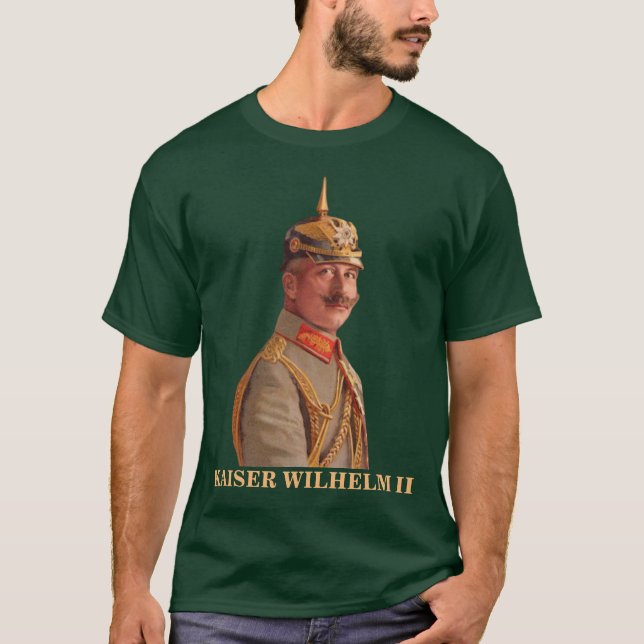 Camiseta Kaiser Wilhelm II, Imperador da Alemanha (Frente)