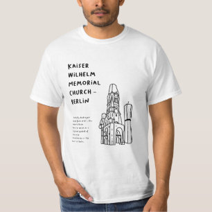 Camiseta "Kaiser Wilhelm Memorial Church, Berlin"