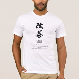 Camiseta Kaizen - Tee Gráfico de Filosofia Japonês