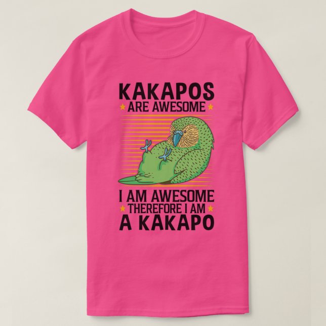 Camiseta Kakapo are fantastic flightless parrots (Frente do Design)