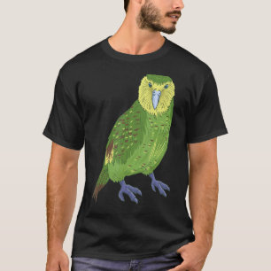 Camiseta Kakapo Papagaio-Pássaro da Nova Zelândia