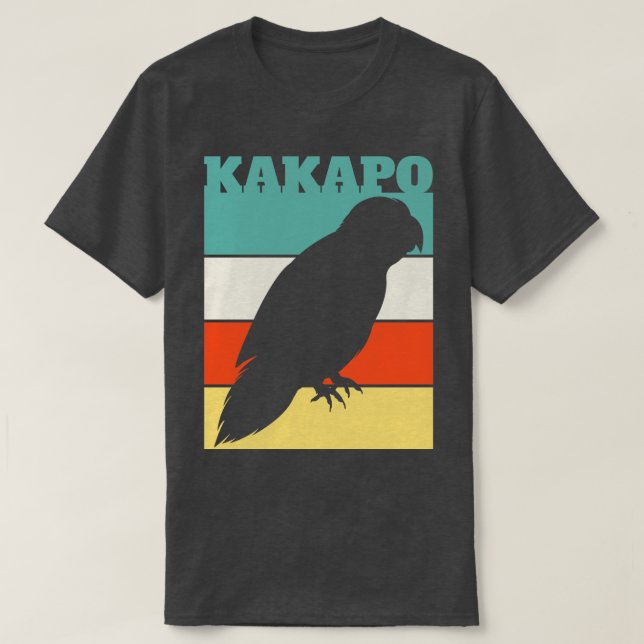 Camiseta Kakapo Retro (Frente do Design)