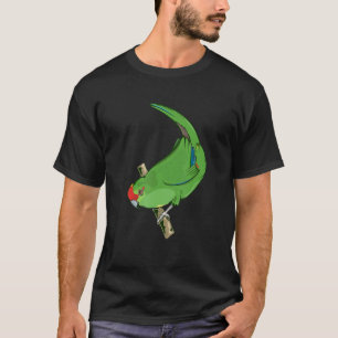 Camiseta Kakariki, periquito coroado vermelho