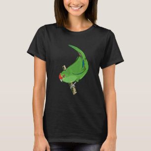 Camiseta Kakariki, periquito coroado vermelho