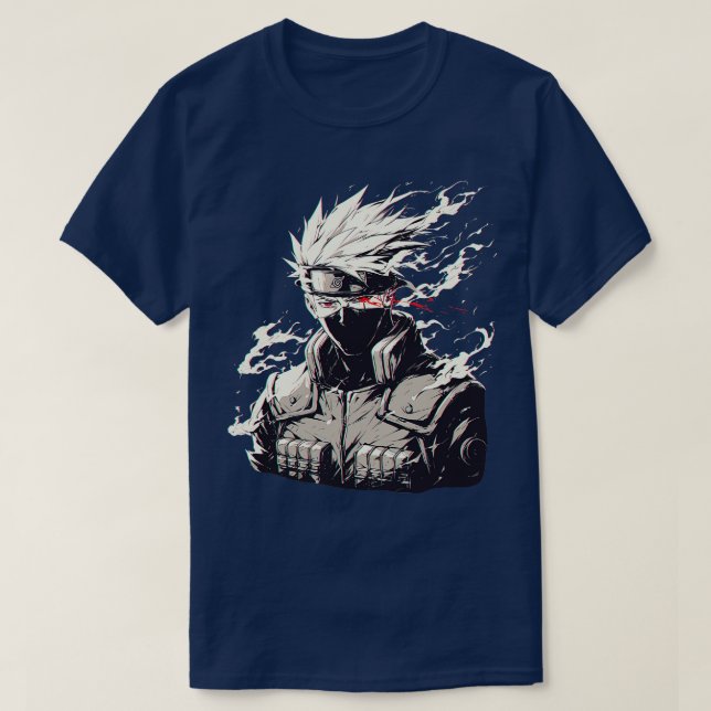 Camiseta kakashi 13 (Frente do Design)