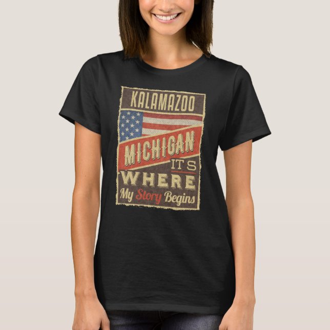 Camiseta Kalamazoo Michigan (Frente)