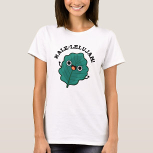 Camiseta Kale-Lelujah Cute Veggie Kale Pun