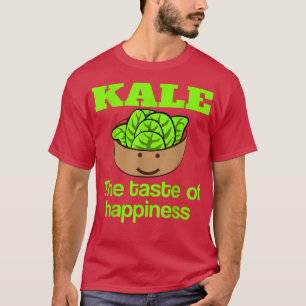 Camiseta Kale O Gosto Da Felicidade Vegetariana Orgânica Ve