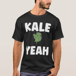 Camiseta Kale Sim Funny Vegetarian Vegan