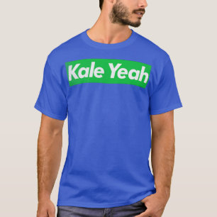 Camiseta Kale Sim Vegan Plant Based Typoographic Design