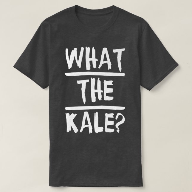 Camiseta Kale Vegan Pun Vegetarian (Frente do Design)