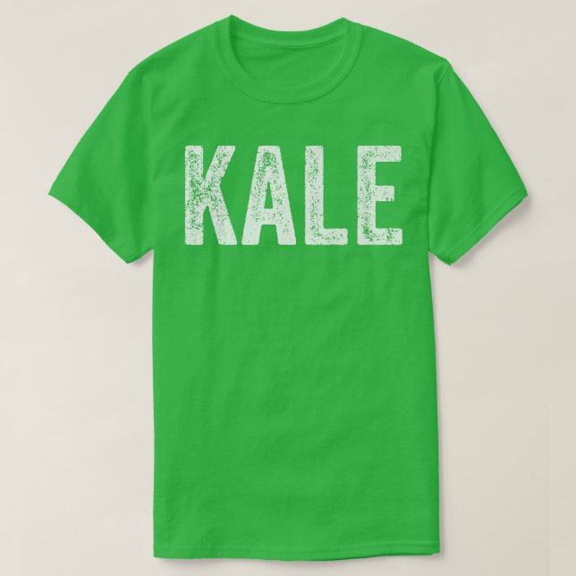 Camiseta Kale Vegans Vegetarians Veggie Garden Gardener Vin (Frente do Design)