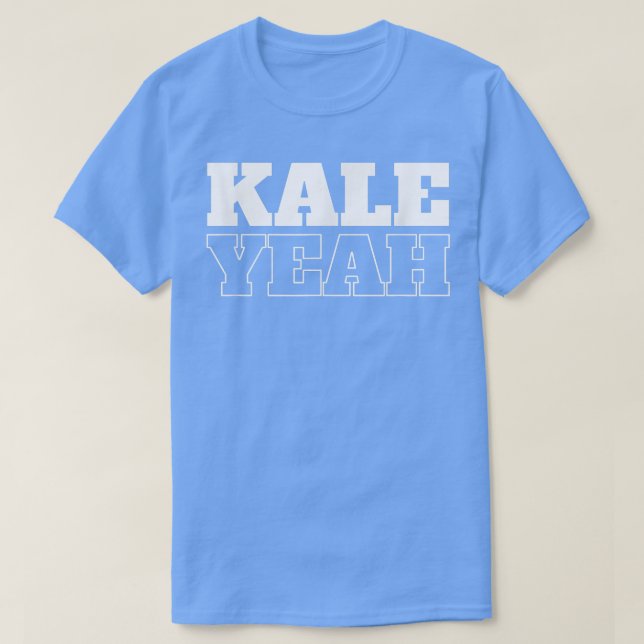 Camiseta Kale Yeah  Funny Vegan s Funny  Design  (Frente do Design)
