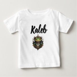 Camiseta Kaleb Nome Com Sapo Steampunk,