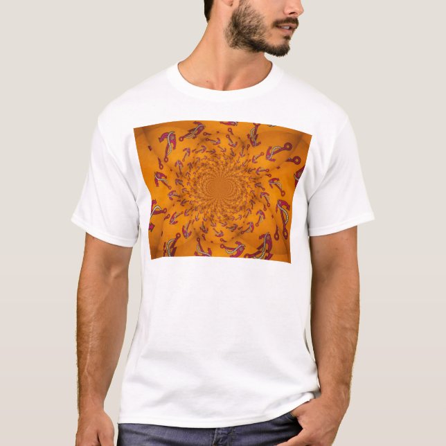 Camiseta Kaleidoscope Anchor Impressão de Arte (Frente)