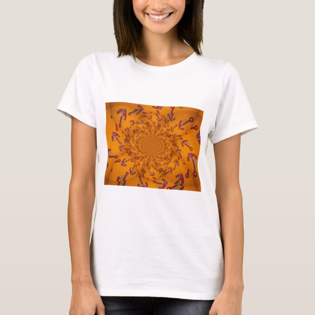 Camiseta Kaleidoscope Anchor Impressão de Arte (Frente)