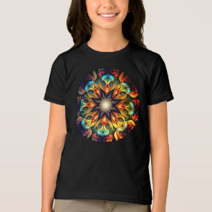 Camiseta Kaleidoscope Mandala Flower Design- 23091