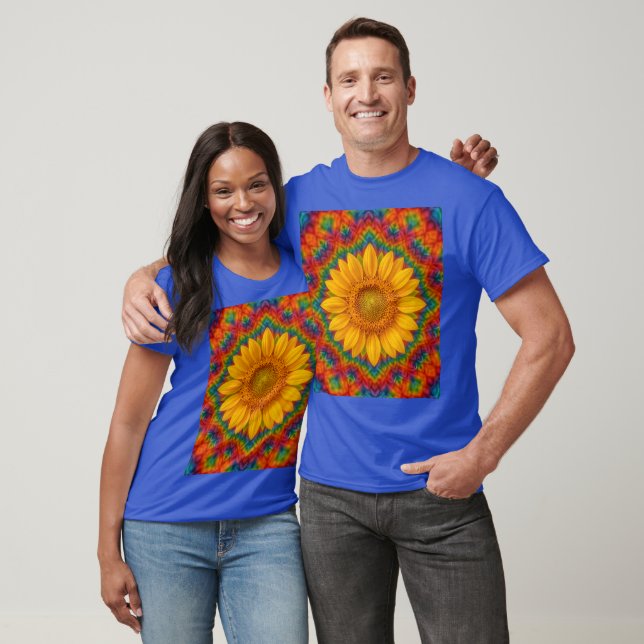 Camiseta Kaleidoscope Sunflower  (Unissex)