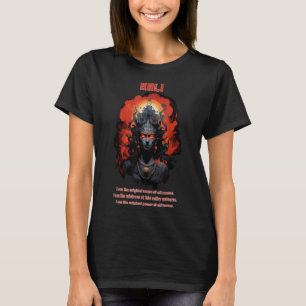 Camiseta Kali Deusa da Morte, do Tempo e do Justo Deus Hind