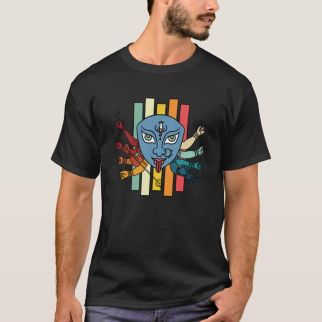 Camiseta Kali Deusa Hindu Dharma India Hinduísmo (Frente)