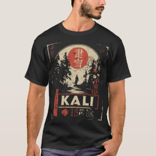 Camiseta Kali Goddese Poster - Estilo Ukiyo-e japonês