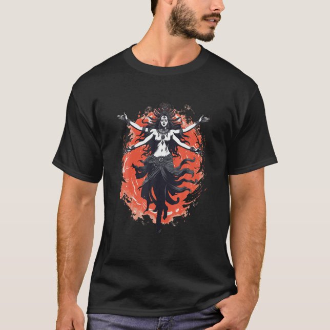 Camiseta Kali Hindu Goddess T Shirt (Frente)