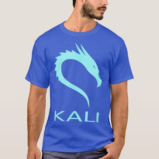 Camiseta Kali Linu com o Dragon Open Source So (Frente)