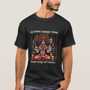 Camiseta Kali Ma Mãe Divina Deusa Hindu Om Kreem Kalik