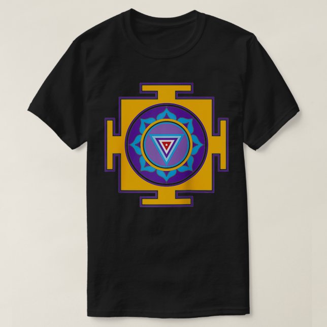 Camiseta Kali Yantra Goddess Mindtness (Frente do Design)