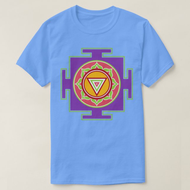 Camiseta Kali Yantra Hindu Goddese Gift da Mindagação (Frente do Design)