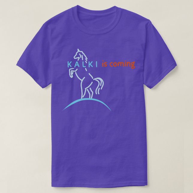 Camiseta Kalki está vindo (Frente do Design)