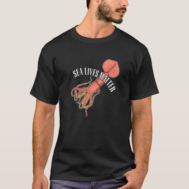 Camiseta Kalmar Cephalopode Divino Investigação Marítima (Frente)