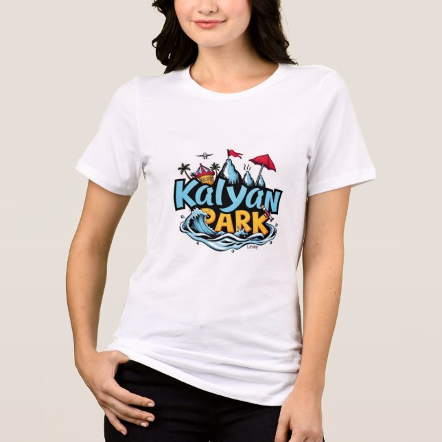 Camiseta Kalyan Amusement Park Wave Logo Tee (Frente)