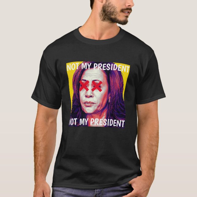 Camiseta Kamal Harris NÃO MEU PRESIDENTE 2 XX (Frente)