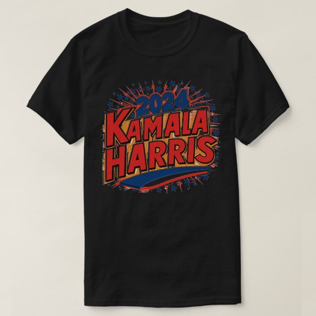 Camiseta Kamala 2024 4 (Frente do Design)