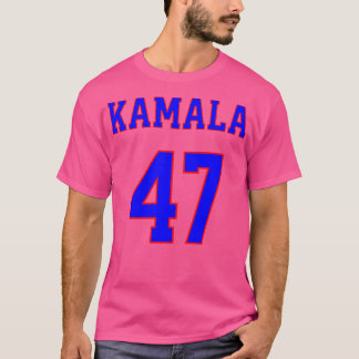 Camiseta Kamala 47 Azul e Vermelho