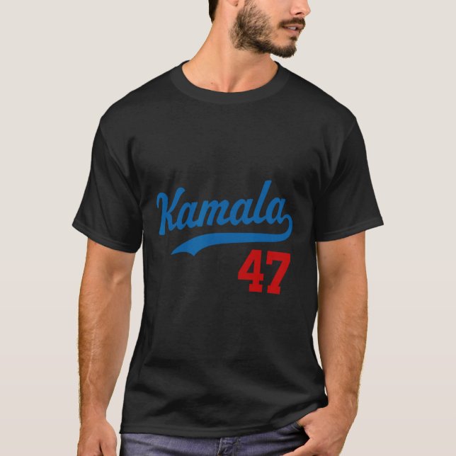Camiseta Kamala 47 Baseball Style Kamala Harris 2024 (Frente)