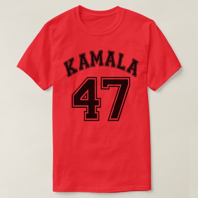 Camiseta Kamala 47 Team Kamala 2024 TShirt (Frente do Design)