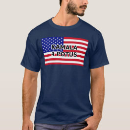 Camiseta KAMALA 4 POTUS - Bandeira Americana